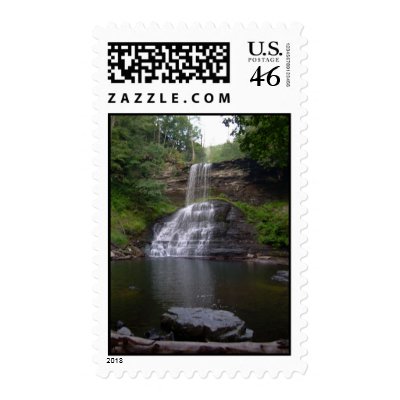 Cascade Falls, Virginia Postage by fyferguson