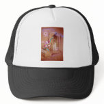 Cascadia flowers trucker hat
