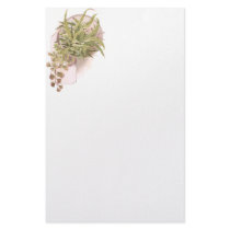 Cascading Ferns Victorian Trade Card stationery