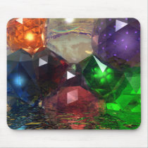 Cascading Gems mousepads by Perlyyyy Cascading Gems mousepads