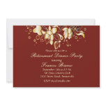 Cascading Orchids Invitation