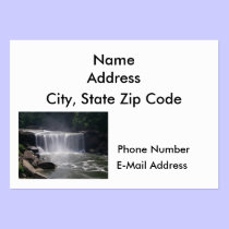 Cascading Waterfall business cards