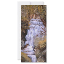Cascata da Ribª da Ajuda - óleo (vendido) rack cards by isabelalfarrobinha Cascata da Ribª da Ajuda - óleo (vendido) rack cards