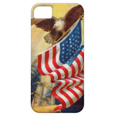 Case-Mate Barely There iphone 5 Case w/ Eagle/Flag