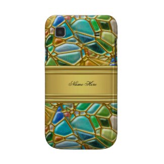 Case-Mate Case Gold Teal Blue Mosaic Image casemate_case