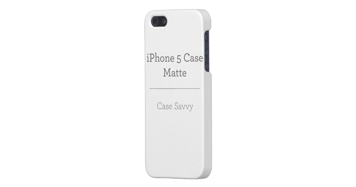 iPhone 5/5S Matte Finish Case Zazzle