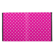 Hot Pink Polka Dot Ipad 2 or 3 case