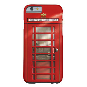 caseBritish Red Telephone Box Personalizedcase iPhone 6 Case