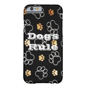 caseDogs Rule Paw Prints Gifts for Dog Loverscase iPhone 6 Case