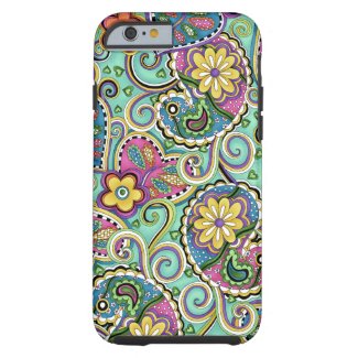 caseiPhone 6 caseiPhone 6 caseHip Happy Paisley Te iPhone 6 Case