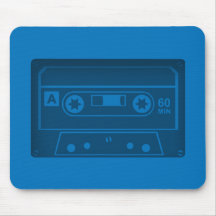 Casette (Blue) Mousepads