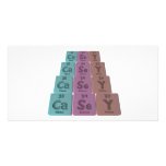 Casey as Carbon Selenium Yttrium Personalized Photo Card