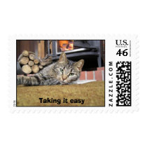 Casey being lazy postage