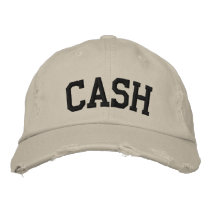 Cash Embroidered Hat embroidered hats