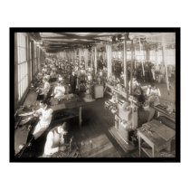 Cash Register Company Photo 1904 posters by lc_panoramicphotos Cash Register Company Photo 1904 posters