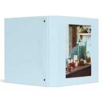 Cash Register in General Store 3 Ring Binder