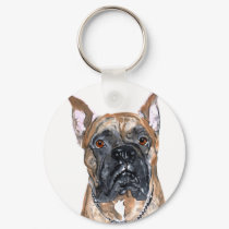 Cash the Boxer Keychain by mozache Cash the Boxer Keychain