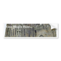 Cashel Ruins Castles Round Towers bumper stickers