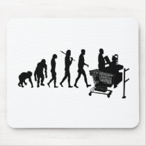 Cashier till operator supermarket staff gear mousepads