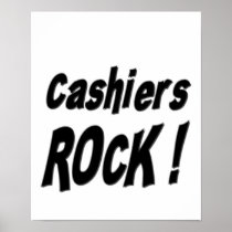 Cashiers Rock! Poster Print