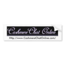 CashmereChatOnline Bumpersticker