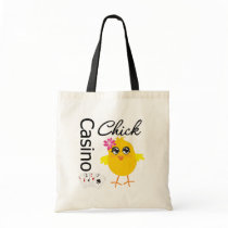 Casino Chick Canvas Bags