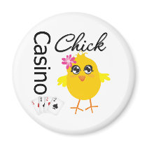 Casino Chick magnets