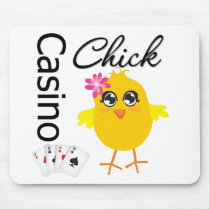 Casino Chick mousepads by chicktshirts Casino Chick mousepads