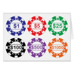 Casino Chips Card