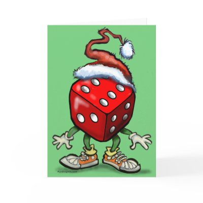Casino Christmas cards