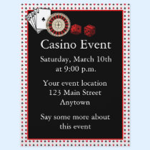 Casino Event flyers