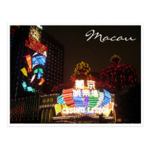 casino lights lisboa post card