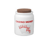 Casino Money Jar Candy Dishes at Zazzle
