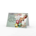 Casino Night Birthday Party Invitations cards
