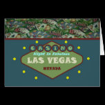 CASINO Night In Fabulous Las Vegas Card cards