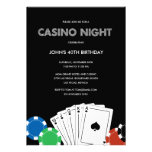 Casino Night Party Invitation invitations