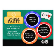 Casino Party Invitation