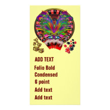 CASINO Photo Cards Horz Template