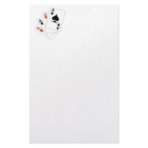 Casino Stationery Four Aces