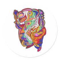 Casino Round Sticker