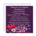 Casino Theme Engagement Party Personalized Announcement