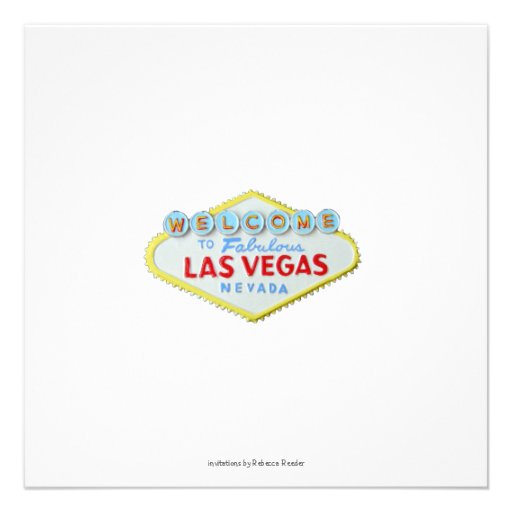 Casino Theme Vegas Style Graduation Party Custom Announcements