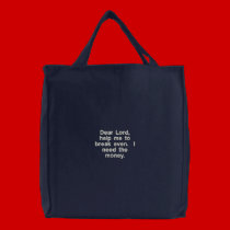 Casino Tote Bag embroidered bags