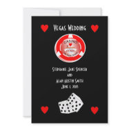 Casino Wedding Invitation invitation