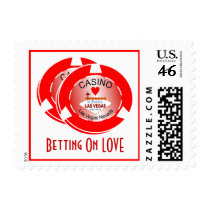 Casino Wedding Postage