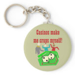 Casinos Make Me Craps Myself Keychain