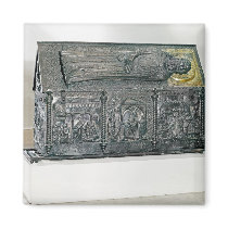 Casket containing the remains of St. Simeon Fridge Magnet