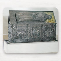 Casket containing the remains of St. Simeon Mousepads