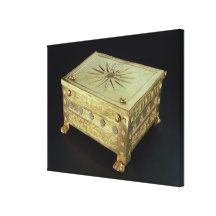 Casket from the tomb of Philip II of Macedon Canvas Print