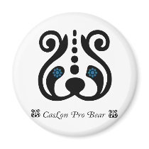 Caslon Pro Bear magnets by RankinOriginals Caslon Pro Bear magnets